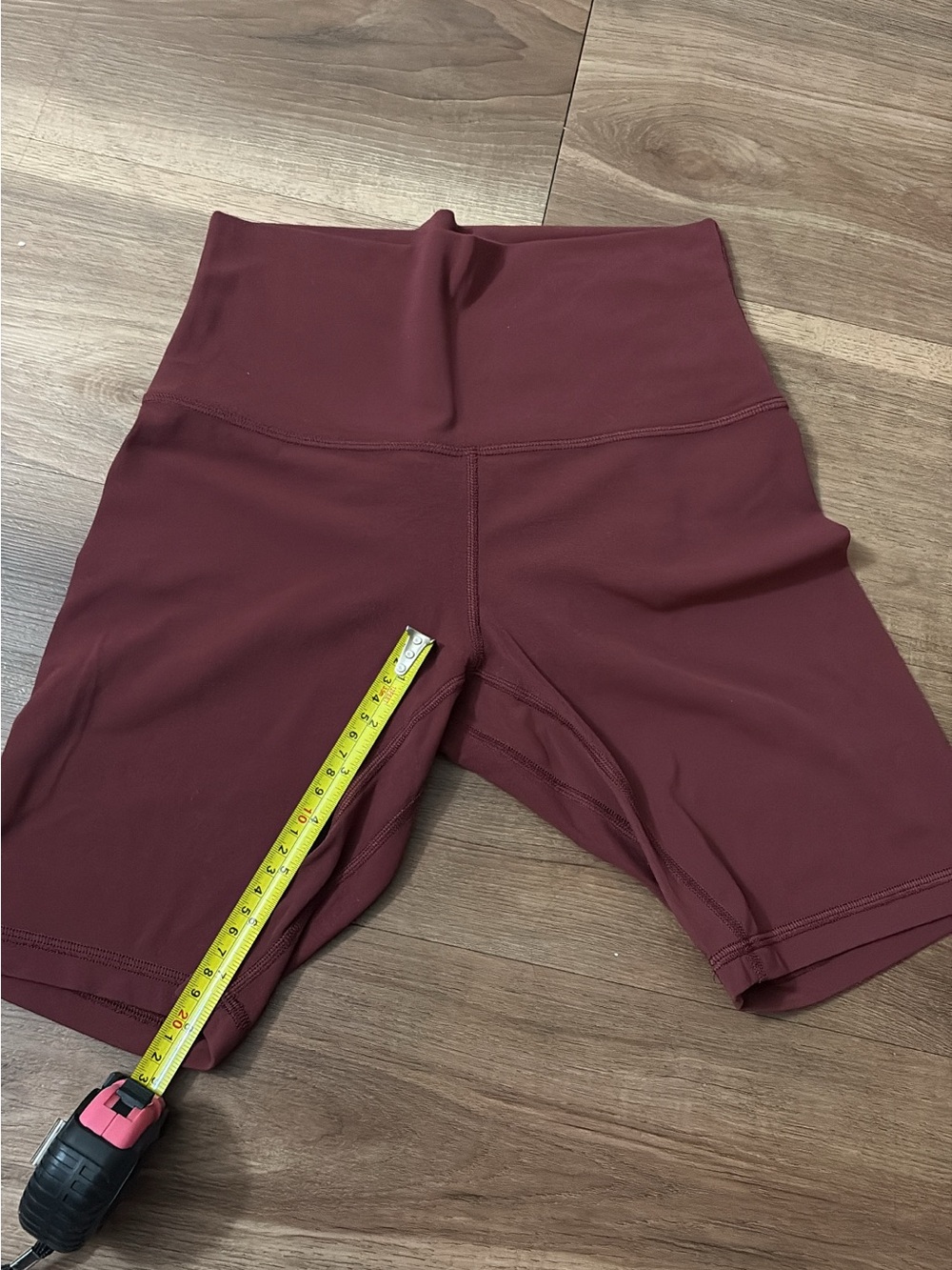 lululemon athletica Biker Shorts - Burgundy Wine